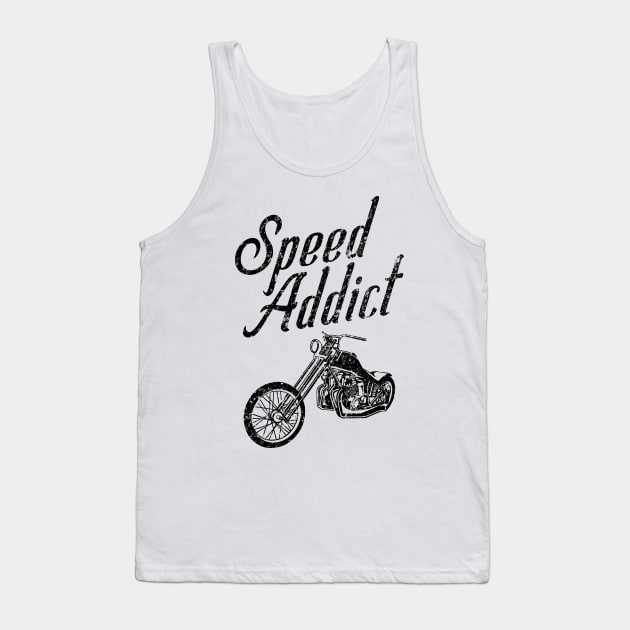 Motorcycle Speed Addict Tank Top by JakeRhodes